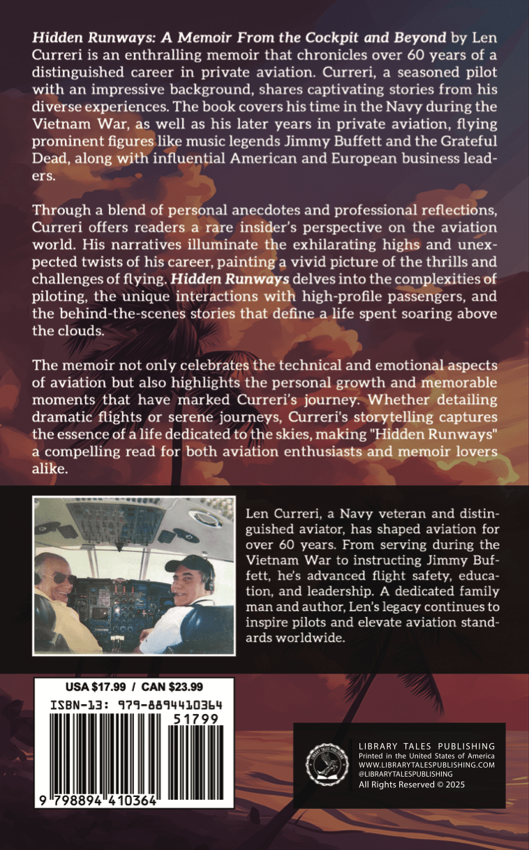 Hidden Runways: A Memoir From the Cockpit and Beyond - Library Tales Publishing