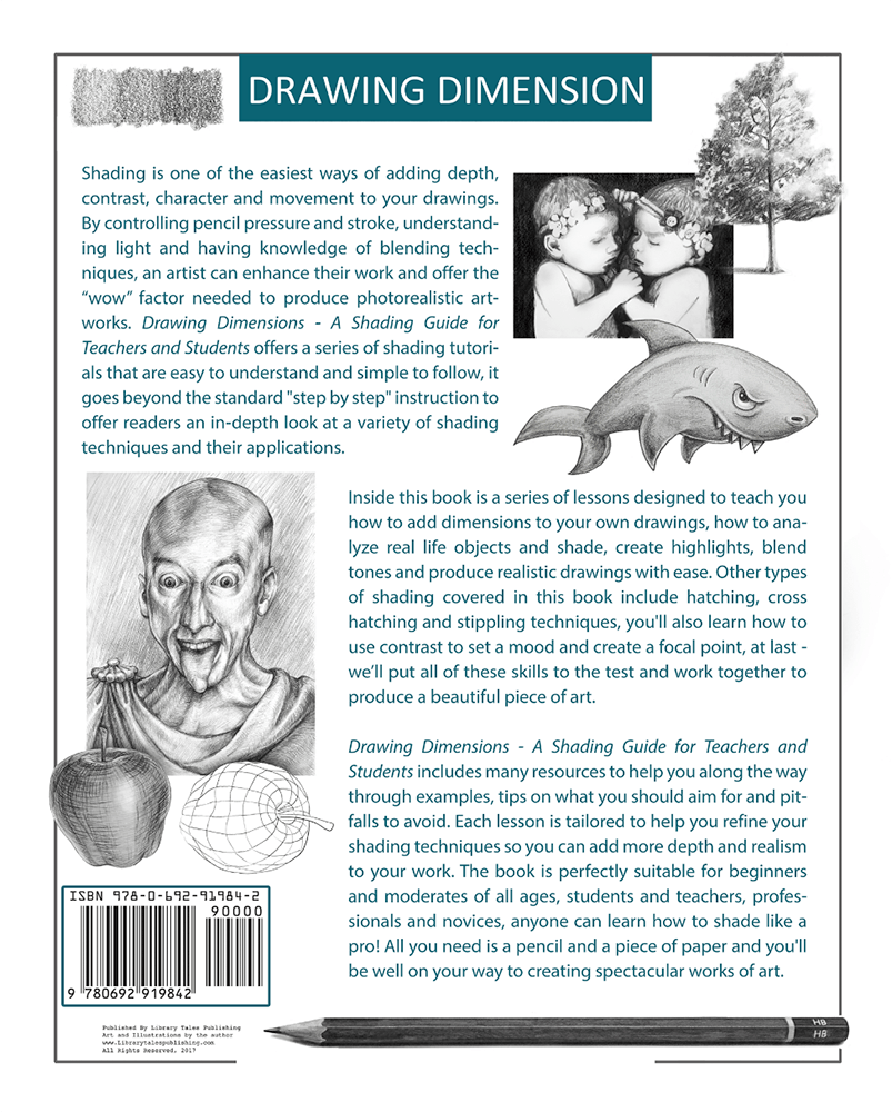 Drawing Dimension, Shading Techniques: A Shading Guide for Teachers and Student - Library Tales Publishing